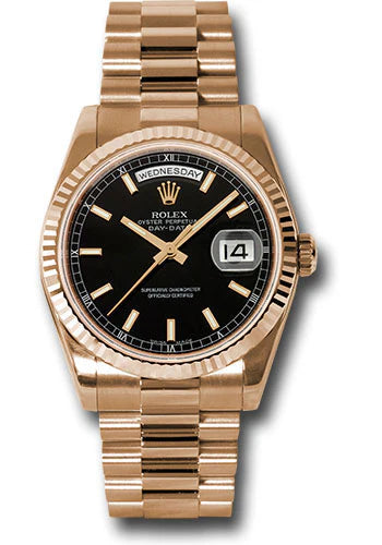 RLX Pink Gold Day-Date 36 Watch