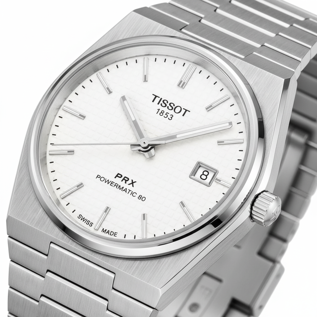 Tissot  PRX Powermatic 80 35mm Unisex Watch White