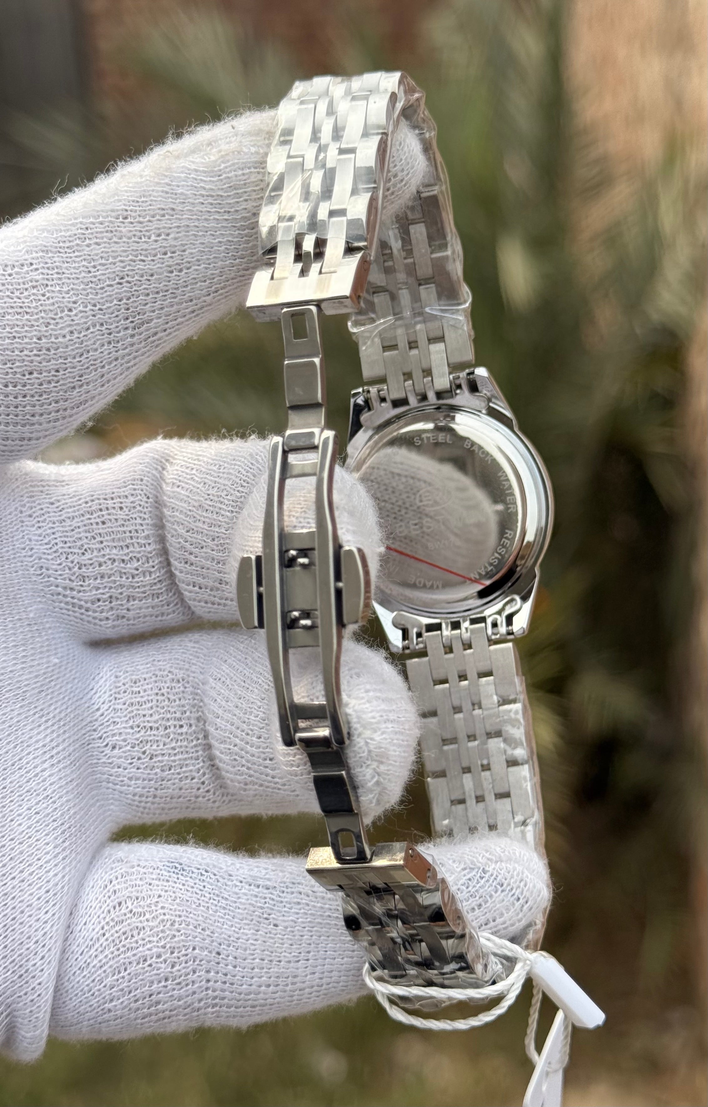 Bestwin DayDate-Premium Ladies Metal Chain Watch - Luxury Edition