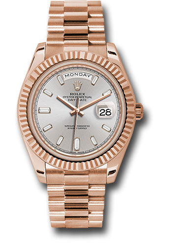 RLX Everose Gold Day-Date 40 Watch