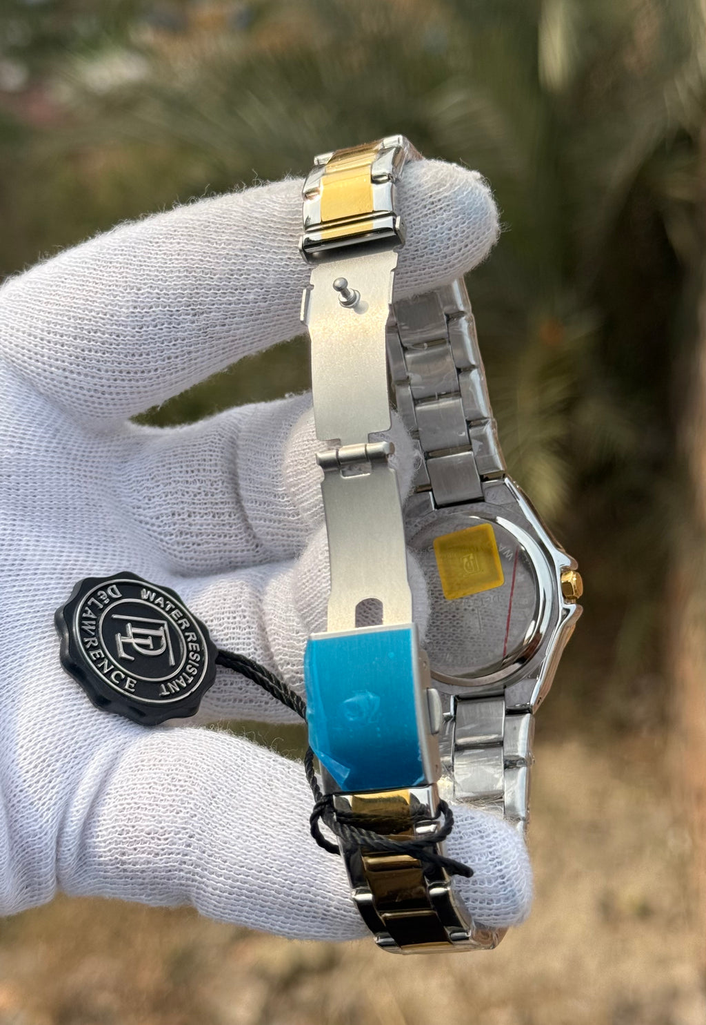 DL Luxury Edition - Black & Gold Dual-Tone Diamond Watch