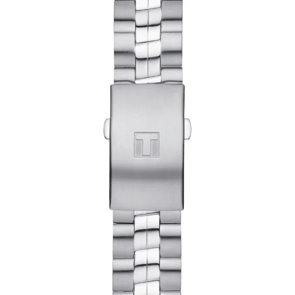 Tissot PR 100 Silver Stainless Steel Black Dial Chronograph Quartz Watch for Men's - T101.417.11.051.00