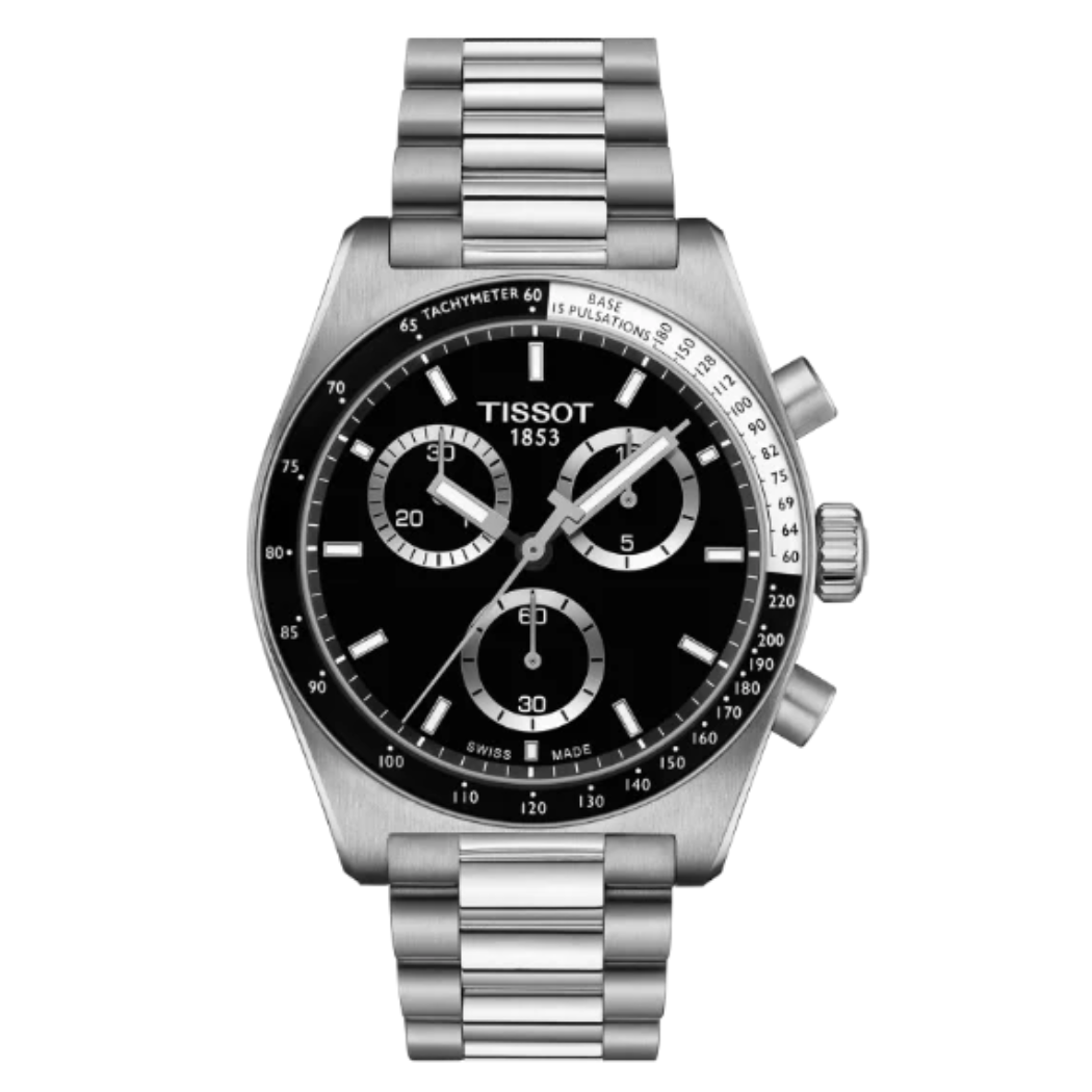 Tissot T-Sport Grey Stainless Steel Black Dial Quartz Watch for Gents - T149.417.11.051.00