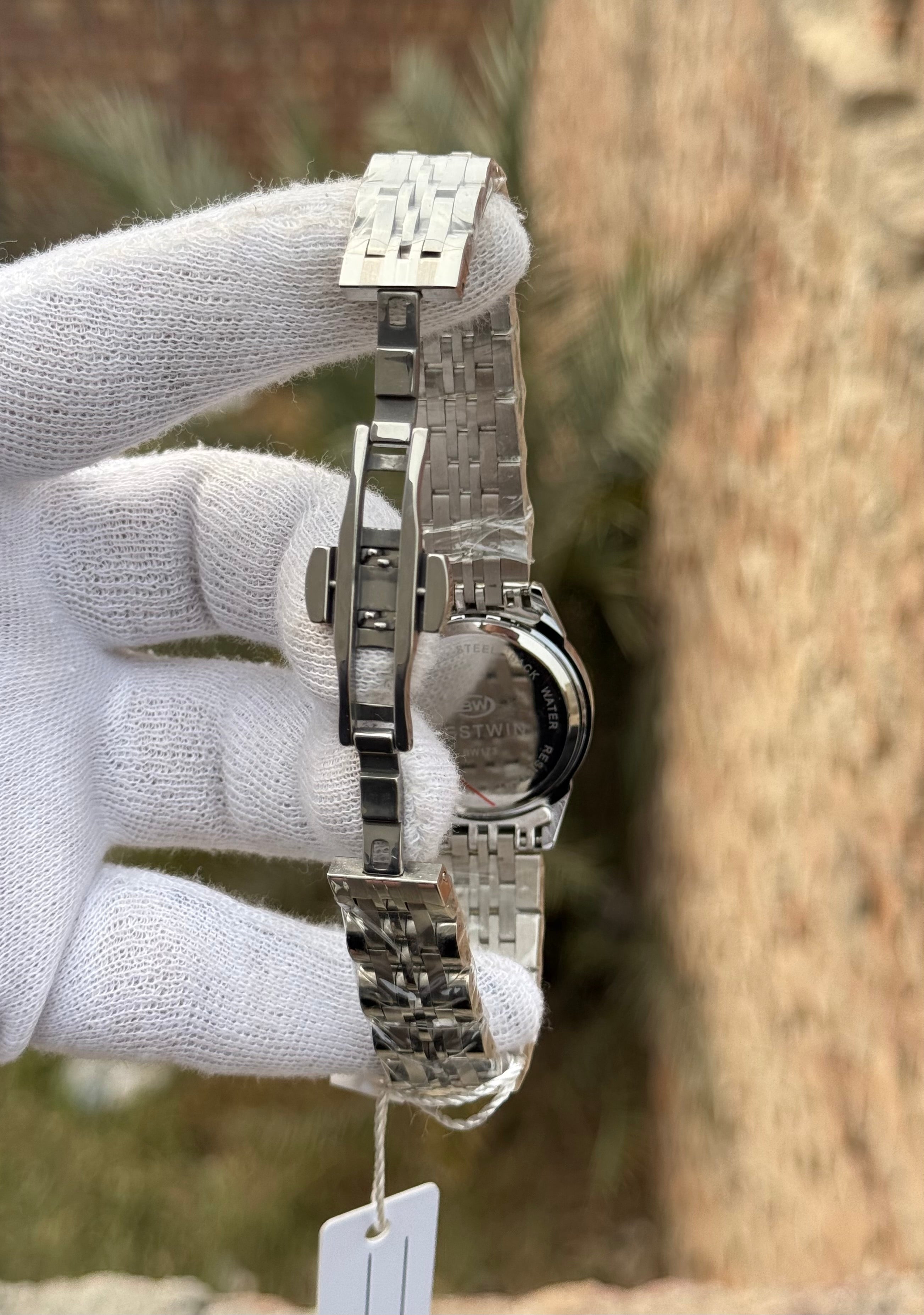 Bestwin DayDate-Premium Ladies Metal Chain Watch - Luxury Edition