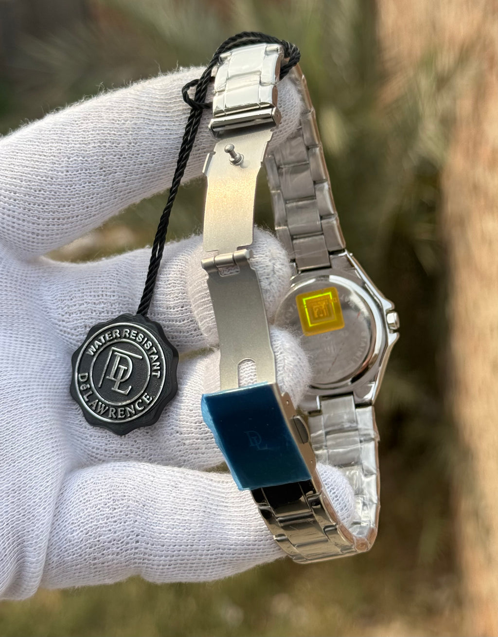 DL Luxury Edition - Royal Blue & Silver Diamond Watch