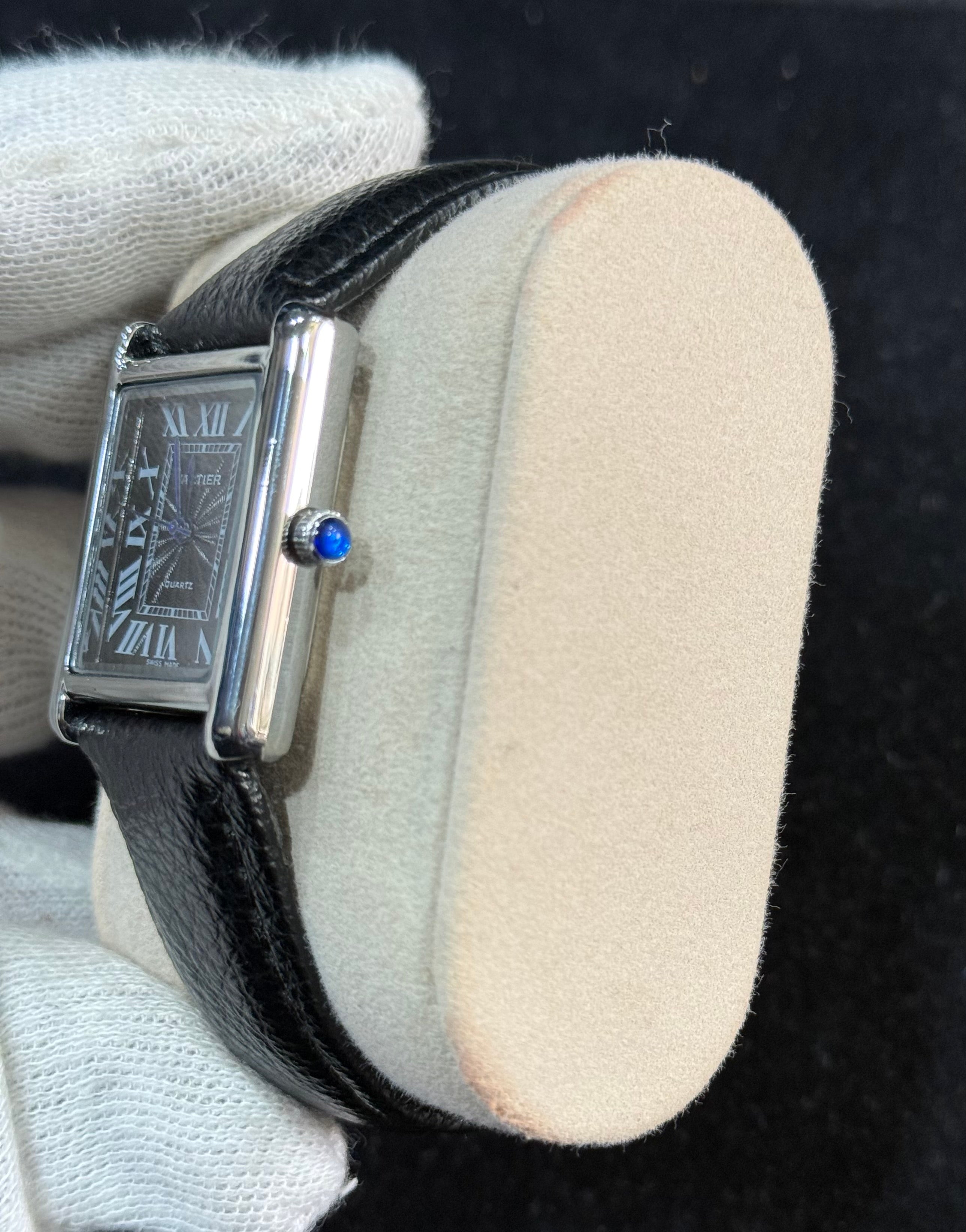 Cartier Tank - Full Black Stealth Edition