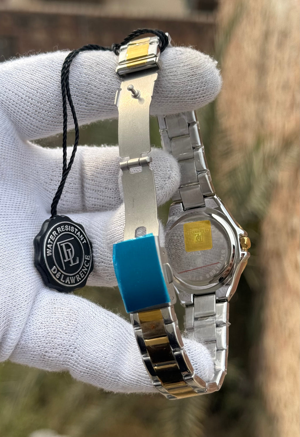 DL Luxury Edition - Deep Blue & Gold Diamond Watch