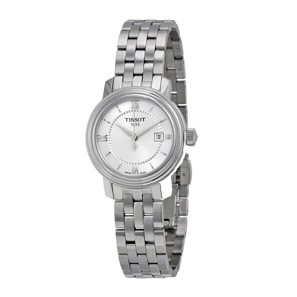 Tissot Bridgeport Two-tone Stainless Steel Mother of pearl Dial Quartz Watch for Ladies - T-0970102211800
