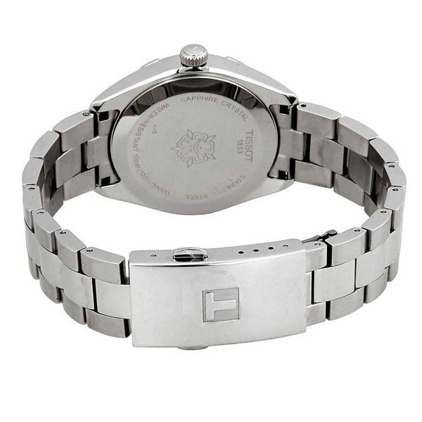 Tissot PR100 Silver Stainless Steel Blue Dial Quartz Watch for Ladies - T-1019101112100