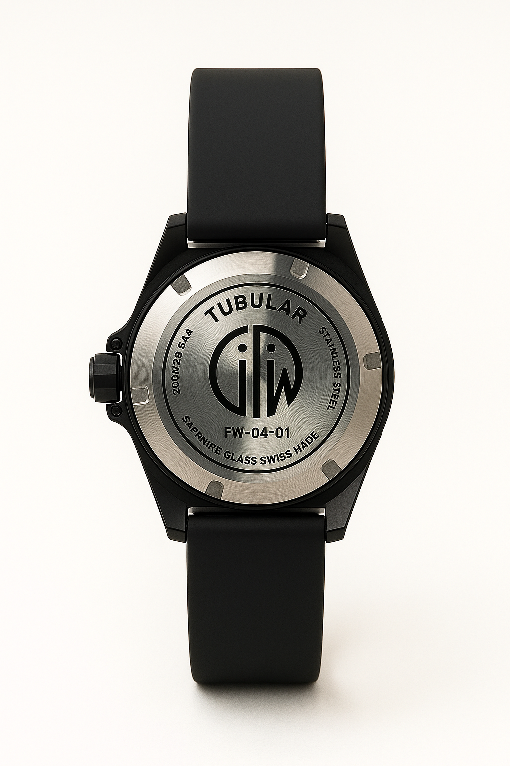 Tubular Lunar Edge Time  Date watch