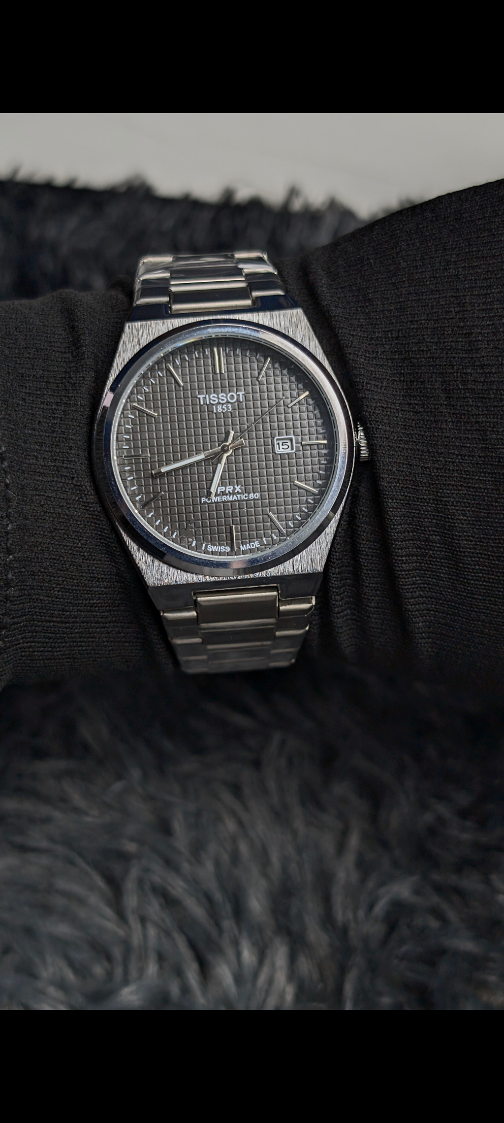 Tissot PRX Powermatic 80 35mm Unisex Watch Black