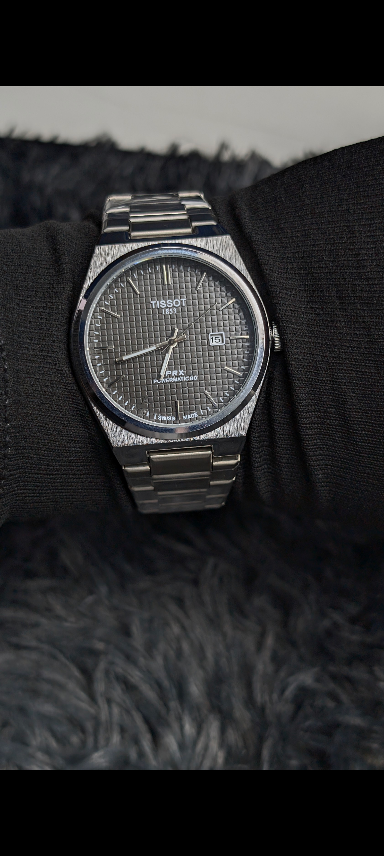 Tissot PRX Powermatic 80 35mm Unisex Watch Black