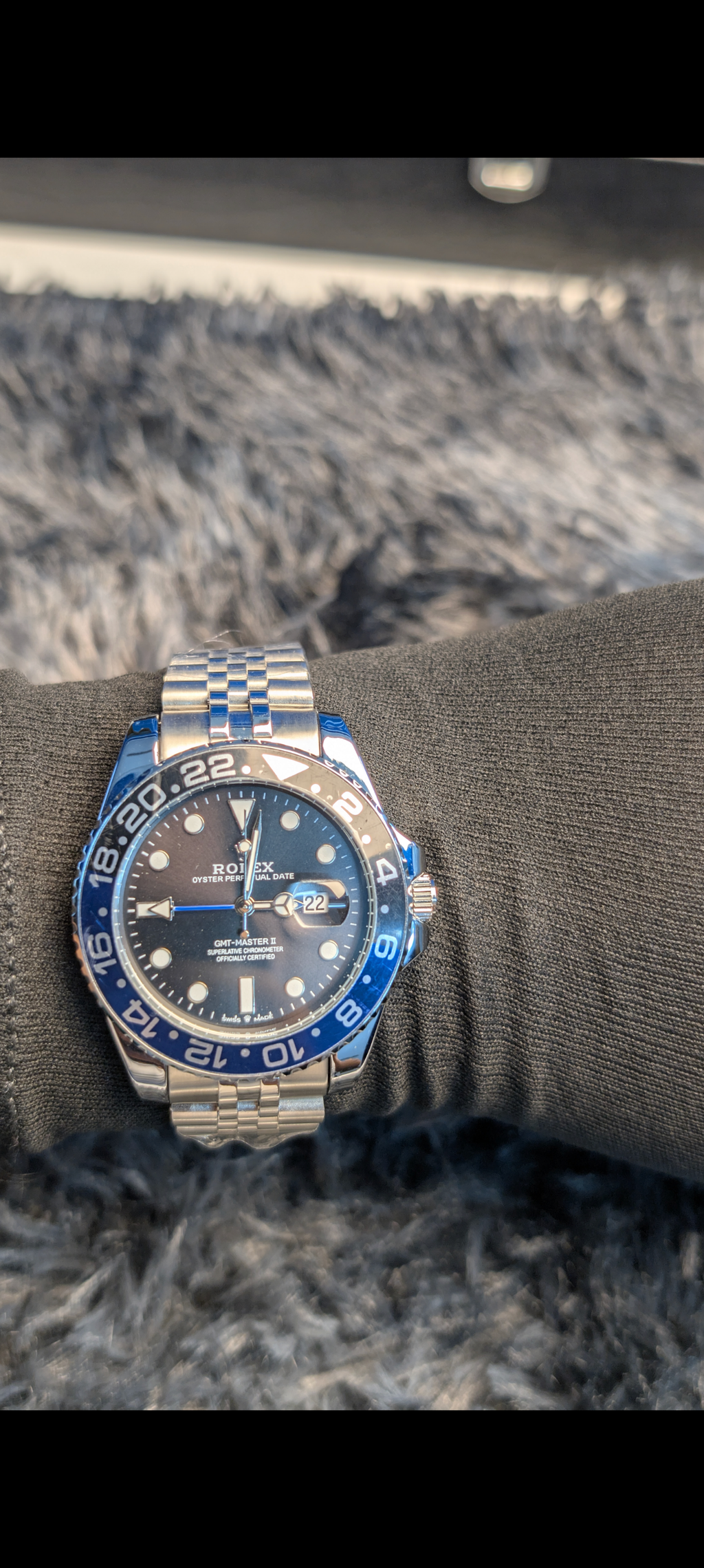 RLX GMT-Master II 40mm Black Dial