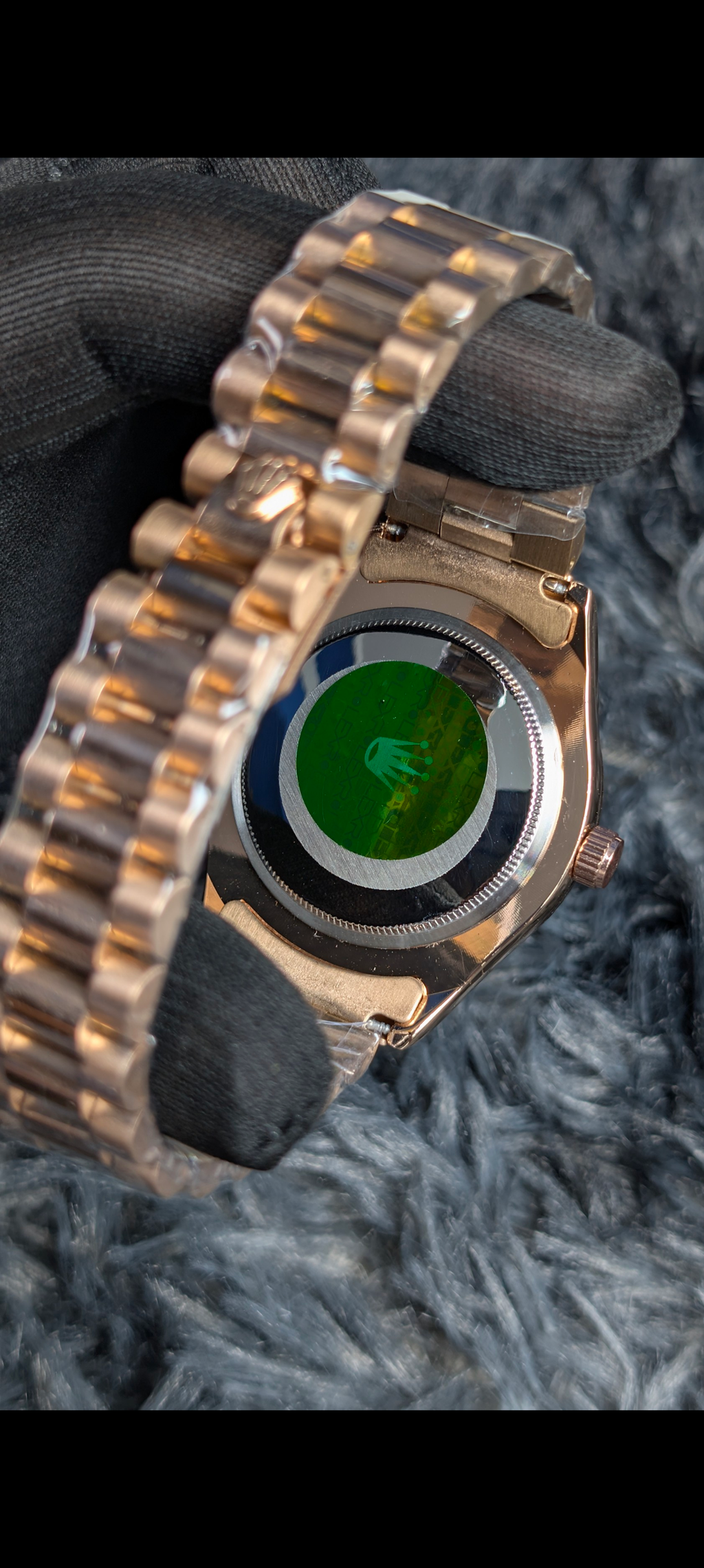 RLX Everose Gold Day-Date 40 Watch