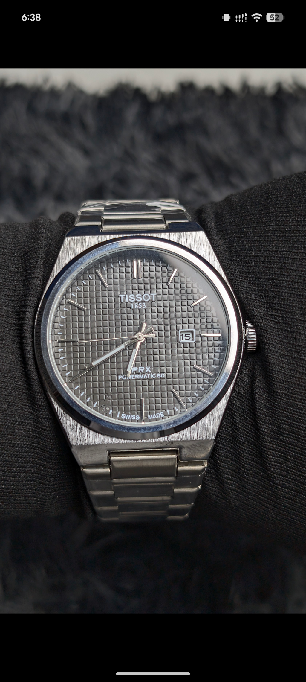 Tissot PRX Powermatic 80 35mm Unisex Watch Black