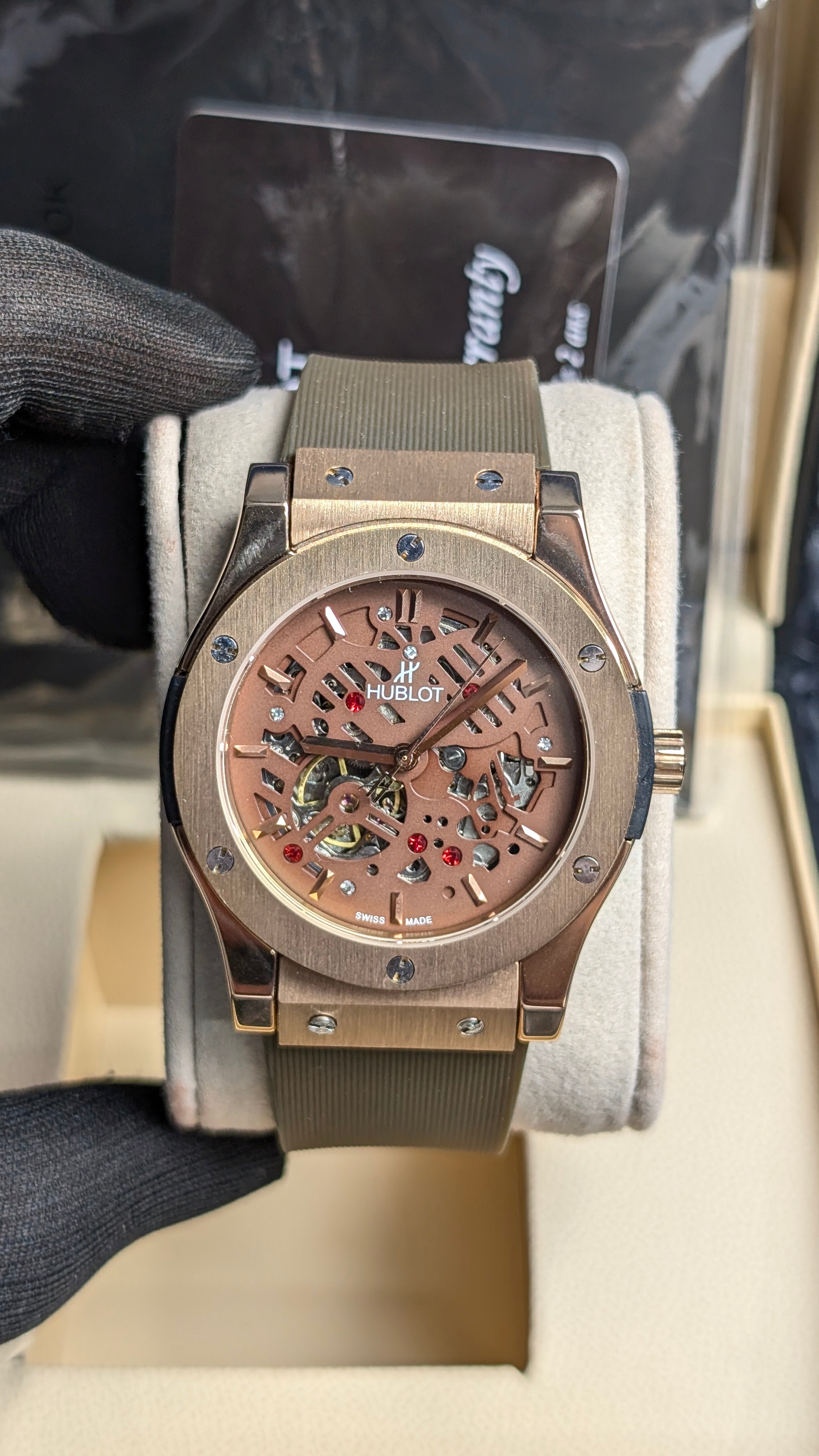 HB Automatic Skeleton Watch
