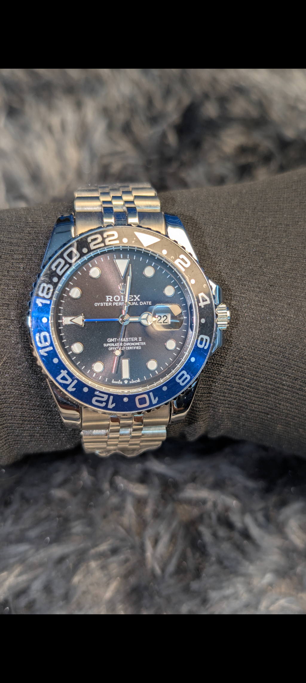 RLX GMT-Master II 40mm Black Dial